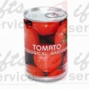 Pomidory w metalowej pusze reklamowej
