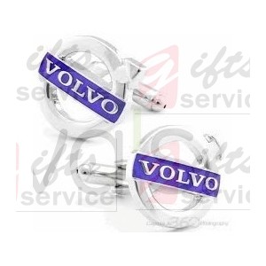 Spinki mankietowe logo Volvo