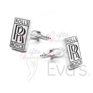 Spinki mankietowe logo Rolls Royce
